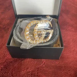 Gucci | Accessories | Gucci Pearl Interlocking Womens Belt  display picture 2